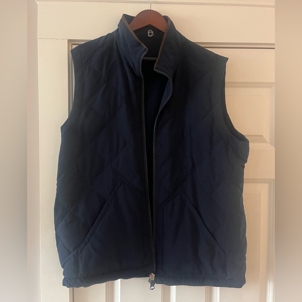 Men's B. Draddy Navy Quilted Vest